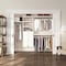 John Louis Home Solid Wood Walk-In Closet System with 6 Drawers White JLH-437 - alternate 1